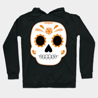 Orange Sugar Skull Hoodie